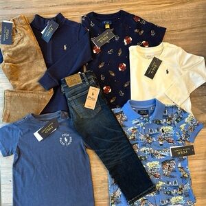 Polo Ralph Lauren boys shirt and pants size 3t. Bundle new